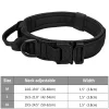 Tactical Police Dog Collar Military Adjustable Durable Nylon German Shepard For Medium Large Walking Training Pet Accessories - Image 7