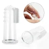 Super Soft Pet Finger Toothbrush Teddy Dog Brush Bad Breath Tartar Teeth Care Tool Dog Cat Cleaning Silicagel Pet Supplies - Image 3