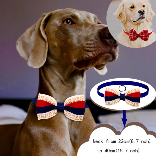 20pcs Dog Acccessories Dog Bow Tie  Bulk Dog Collar Bow Dog Bowtie Small Dog Cat Pet Supplies Dog Fashion Accessoreis Bow - Image 2