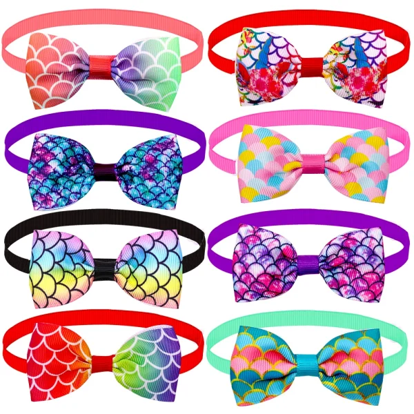 20pcs Dog Acccessories Dog Bow Tie  Bulk Dog Collar Bow Dog Bowtie Small Dog Cat Pet Supplies Dog Fashion Accessoreis Bow - Image 4